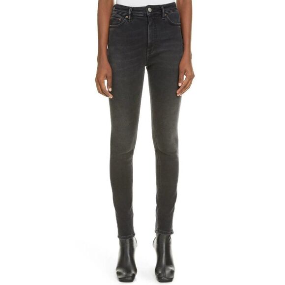 Acne Studios Grey Skinny Jeans Sz 27 - Picture 1 of 6